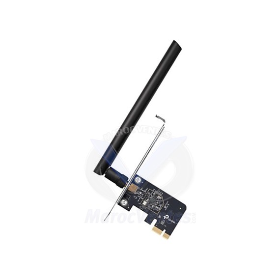 AC600 Dual Band Wi-Fi PCI Express AdapterSPEED: 433 Mbps at 5 GHz + 200 Mbps at 2.4 GHzSPEC: 1× High Gain External Antennas ARCHERT2E